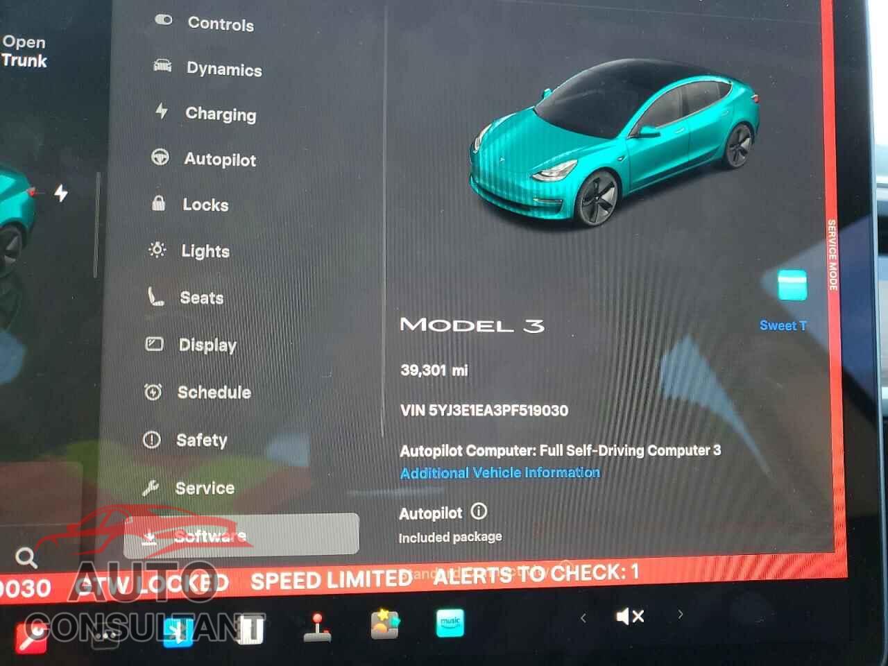TESLA MODEL 3 2023 - 5YJ3E1EA3PF519030