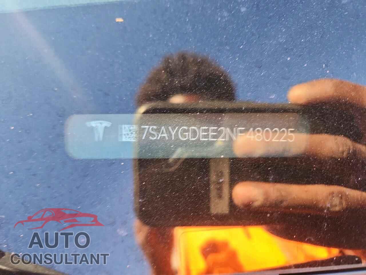 TESLA MODEL Y 2022 - 7SAYGDEE2NF480225