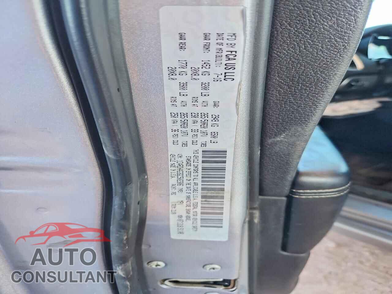 DODGE DURANGO 2016 - 1C4RDHAG3GC502306