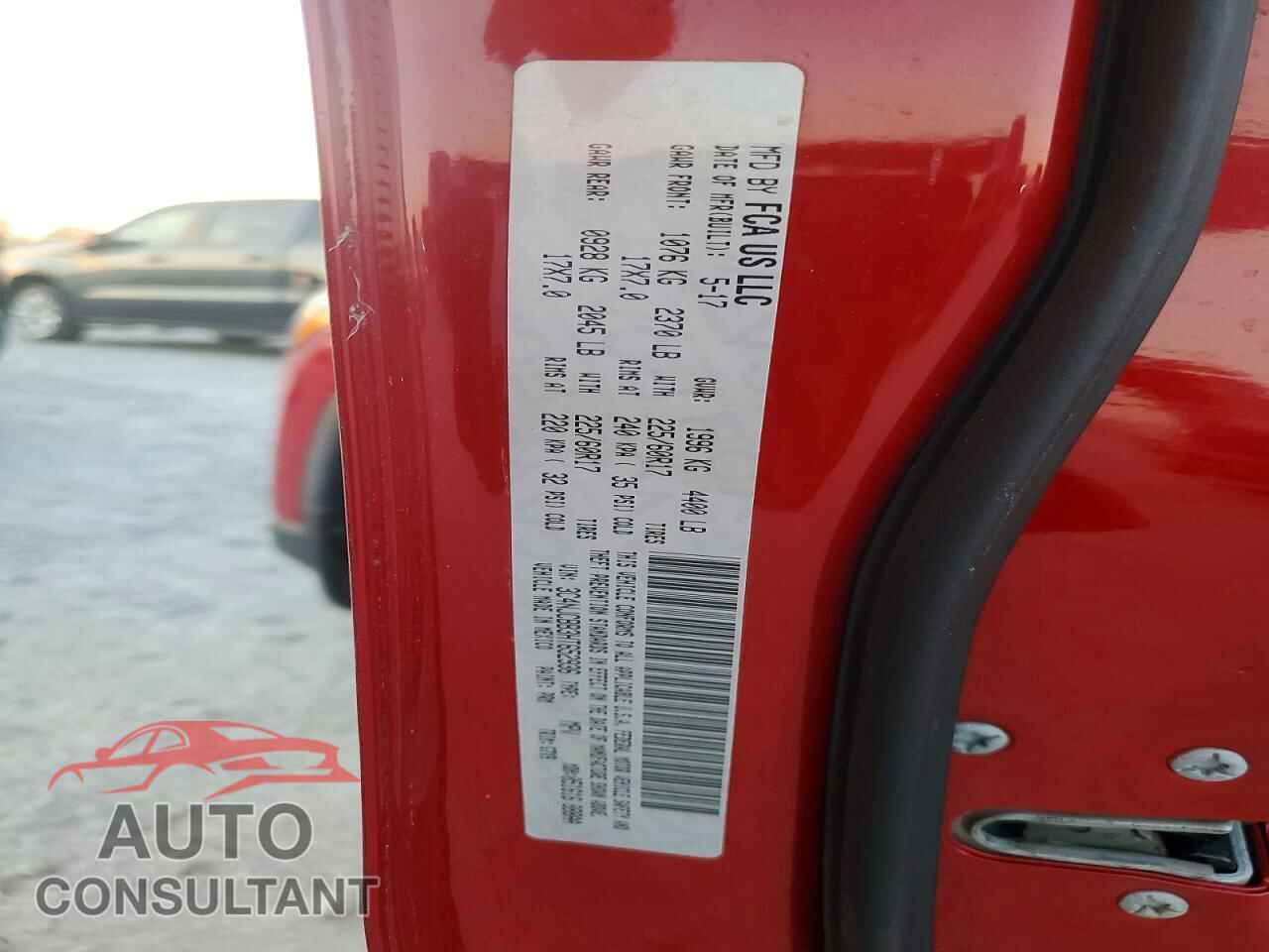 JEEP COMPASS 2017 - 3C4NJCBB3HT652936