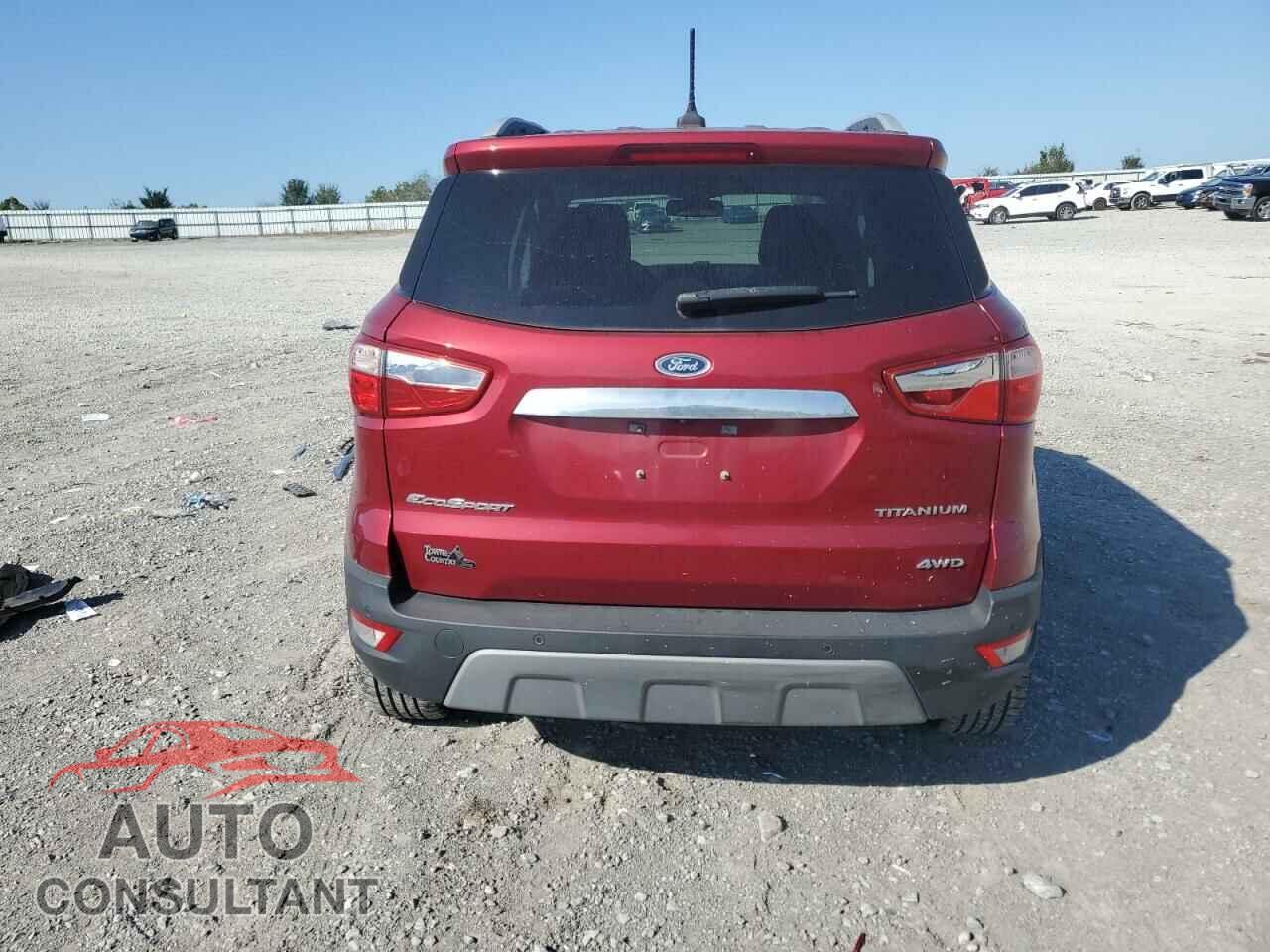 FORD ECOSPORT 2020 - MAJ6S3KL5LC332764