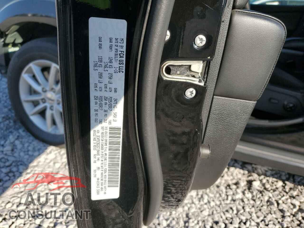 DODGE JOURNEY 2016 - 3C4PDCBG2GT194445