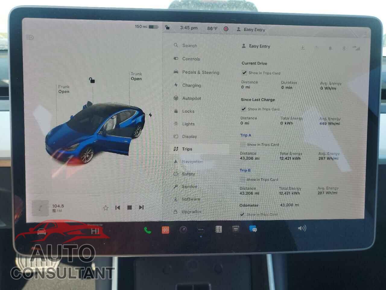 TESLA MODEL 3 2018 - 5YJ3E1EBXJF086029