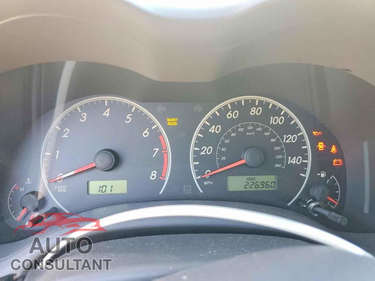 TOYOTA COROLLA 2009 - JTDBL40E19J030666