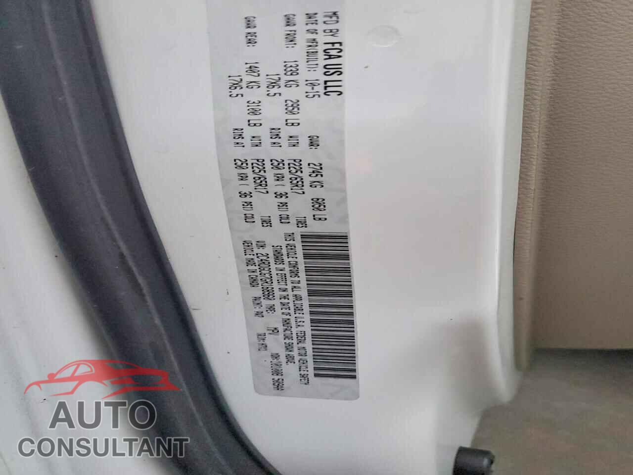 DODGE CARAVAN 2016 - 2C4RDGCG7GR168960