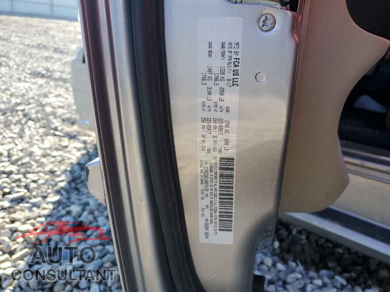 DODGE CARAVAN 2017 - 2C4RDGBG1HR870159