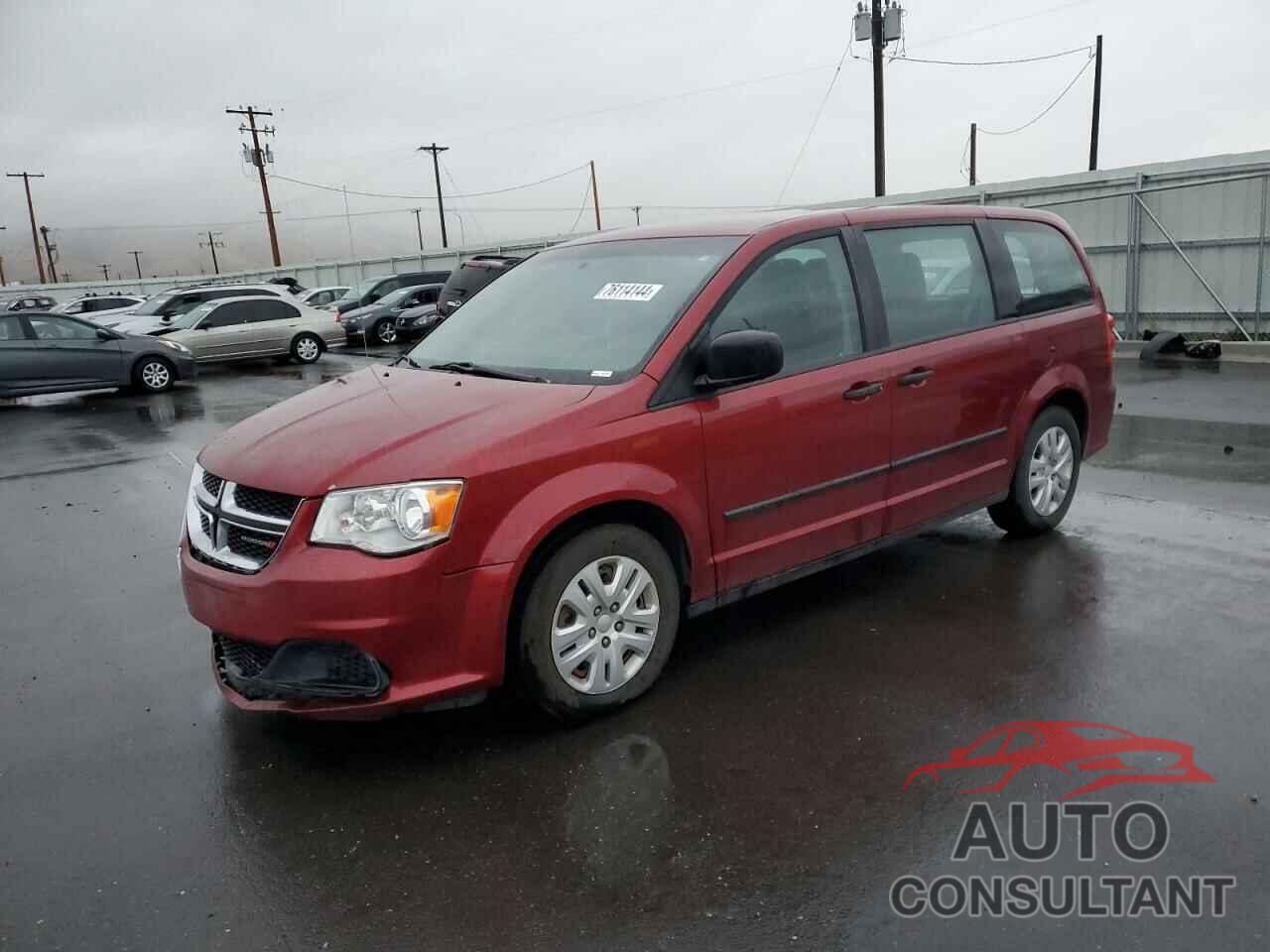 DODGE CARAVAN 2016 - 2C4RDGBG8GR267109