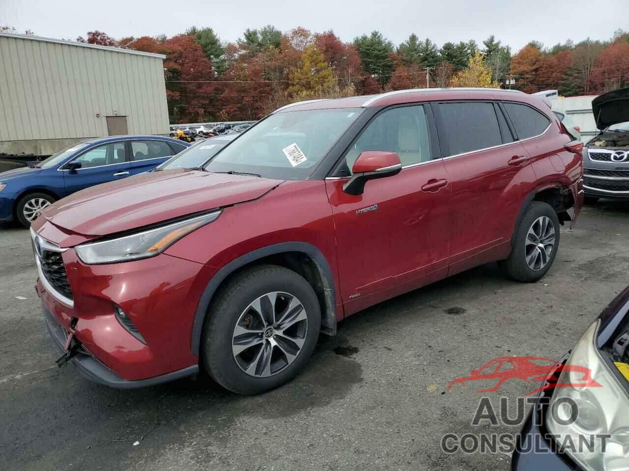 TOYOTA HIGHLANDER 2021 - 5TDGBRCH4MS522941