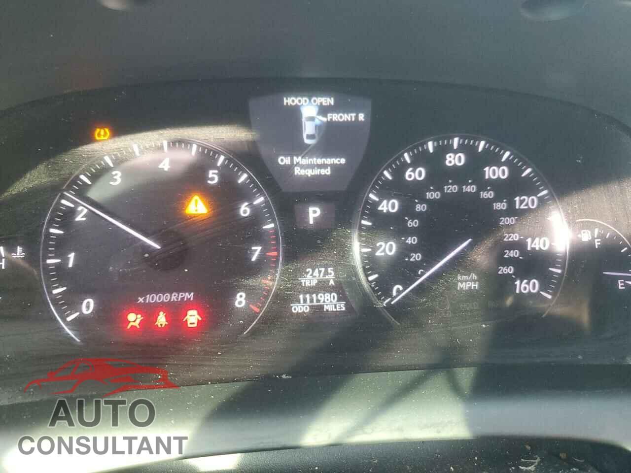 LEXUS LS460 2012 - JTHGL5EF0C5045770