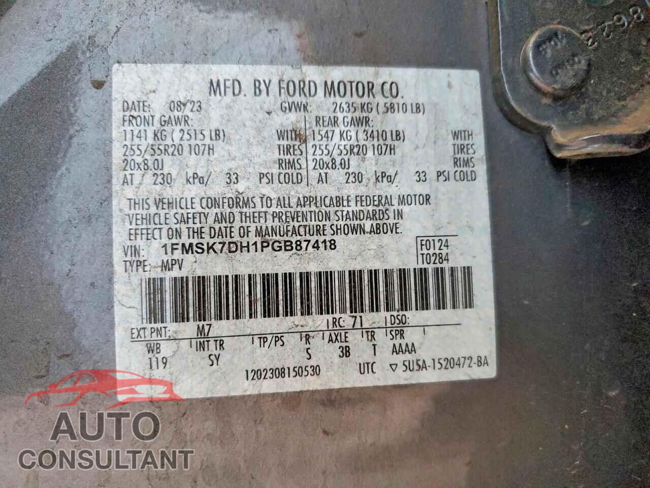 FORD EXPLORER 2023 - 1FMSK7DH1PGB87418