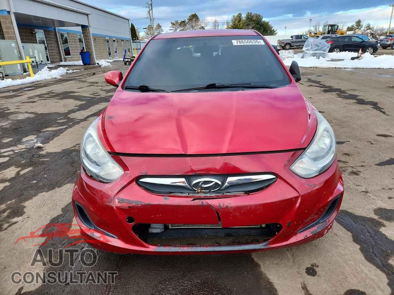 HYUNDAI ACCENT 2013 - KMHCT5AE1DU128799