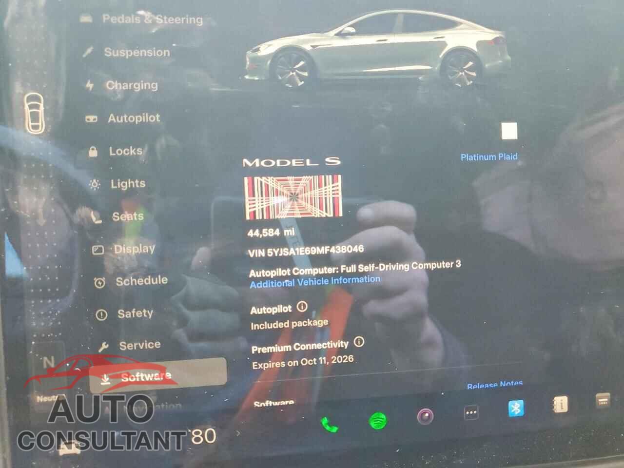 TESLA MODEL S 2021 - 5YJSA1E69MF438046
