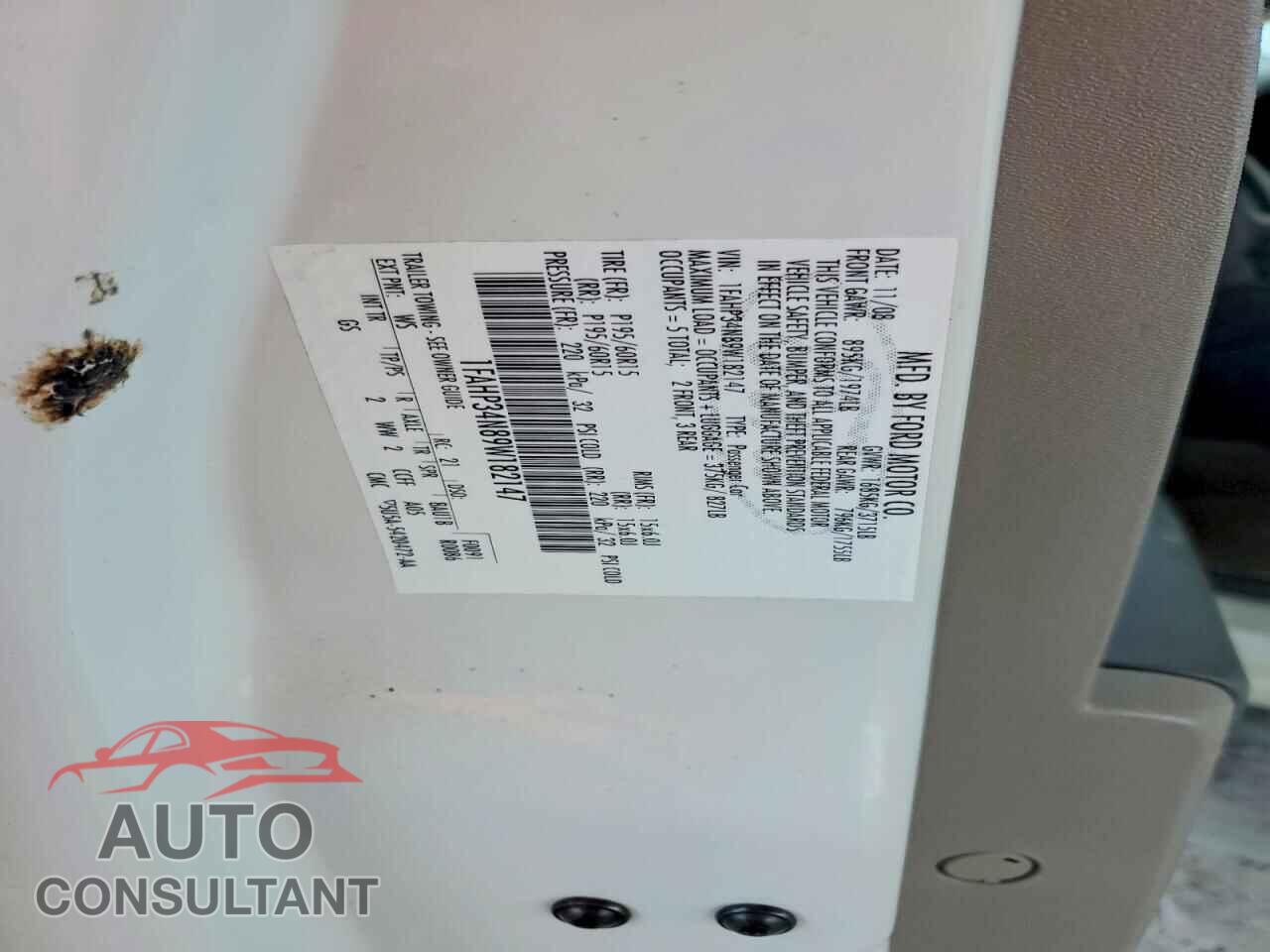 FORD FOCUS 2009 - 1FAHP34N89W182147