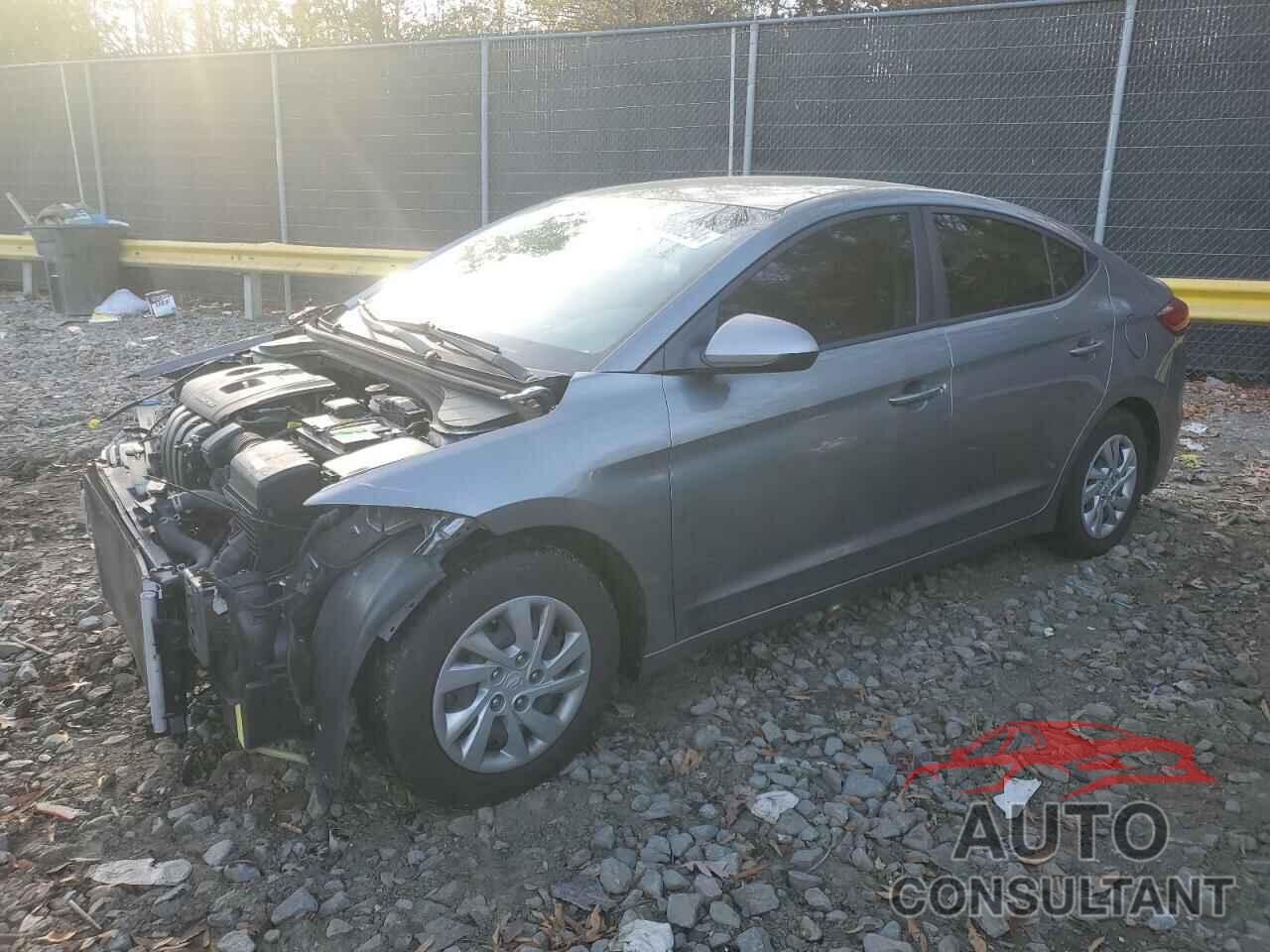 HYUNDAI ELANTRA 2018 - KMHD74LF2JU573573