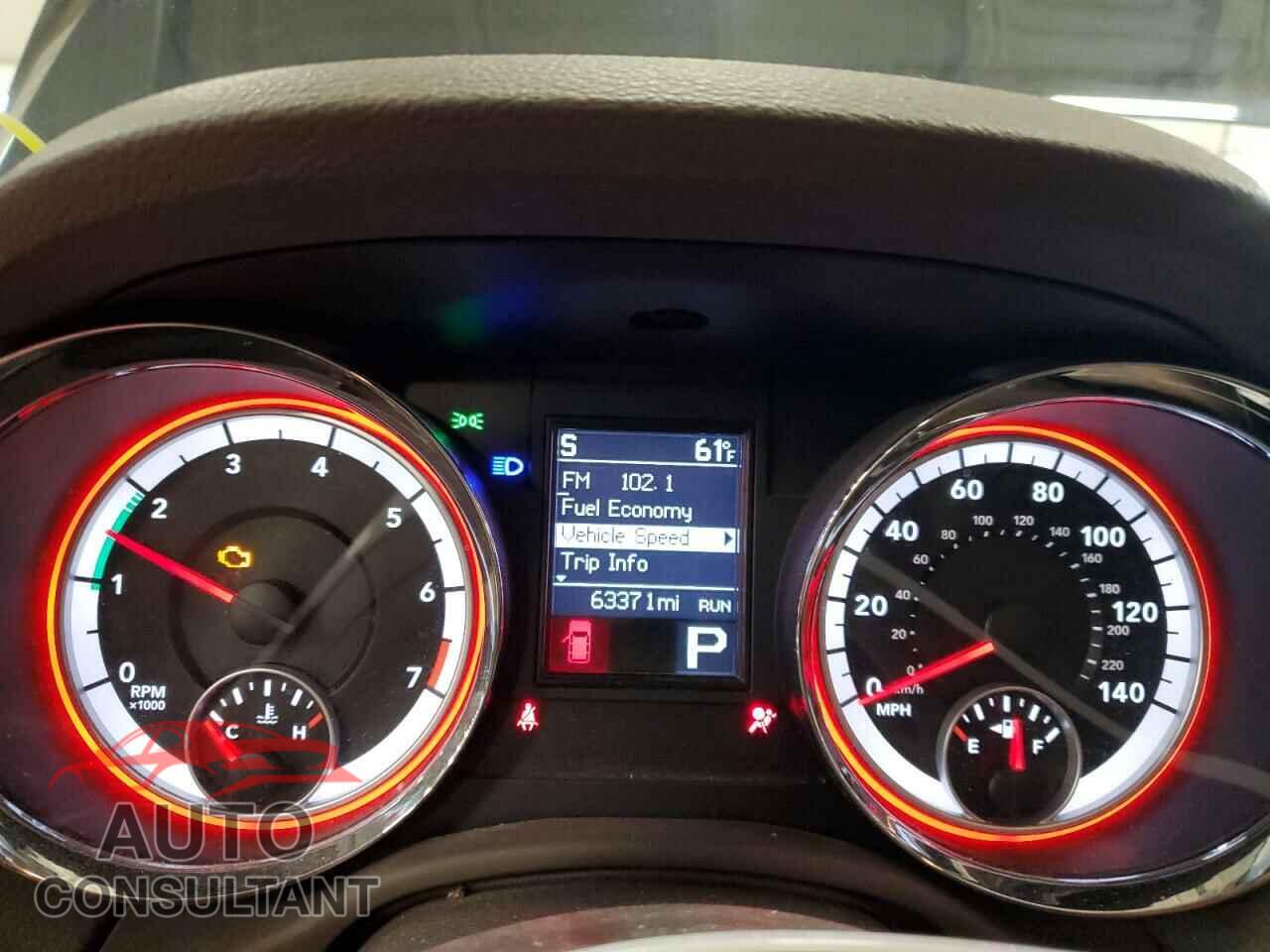 DODGE DURANGO 2012 - 1C4RDJAG7CC206917