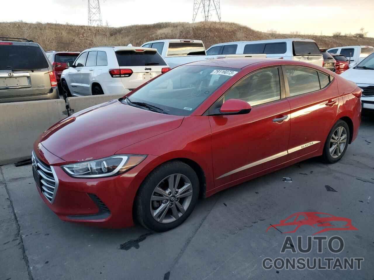HYUNDAI ELANTRA 2017 - KMHD84LF3HU188367