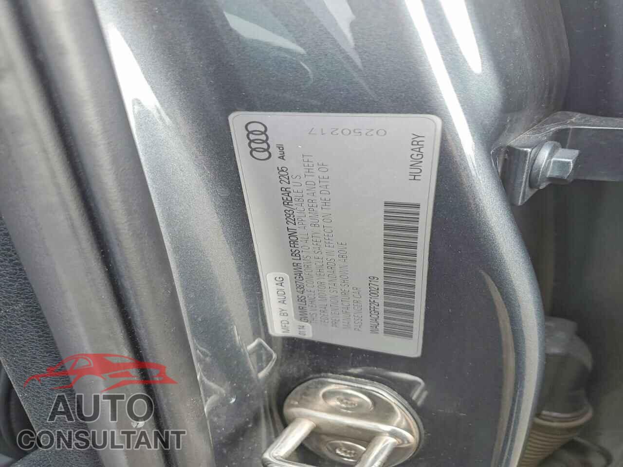 AUDI A3 2015 - WAUACGFF2F1002719