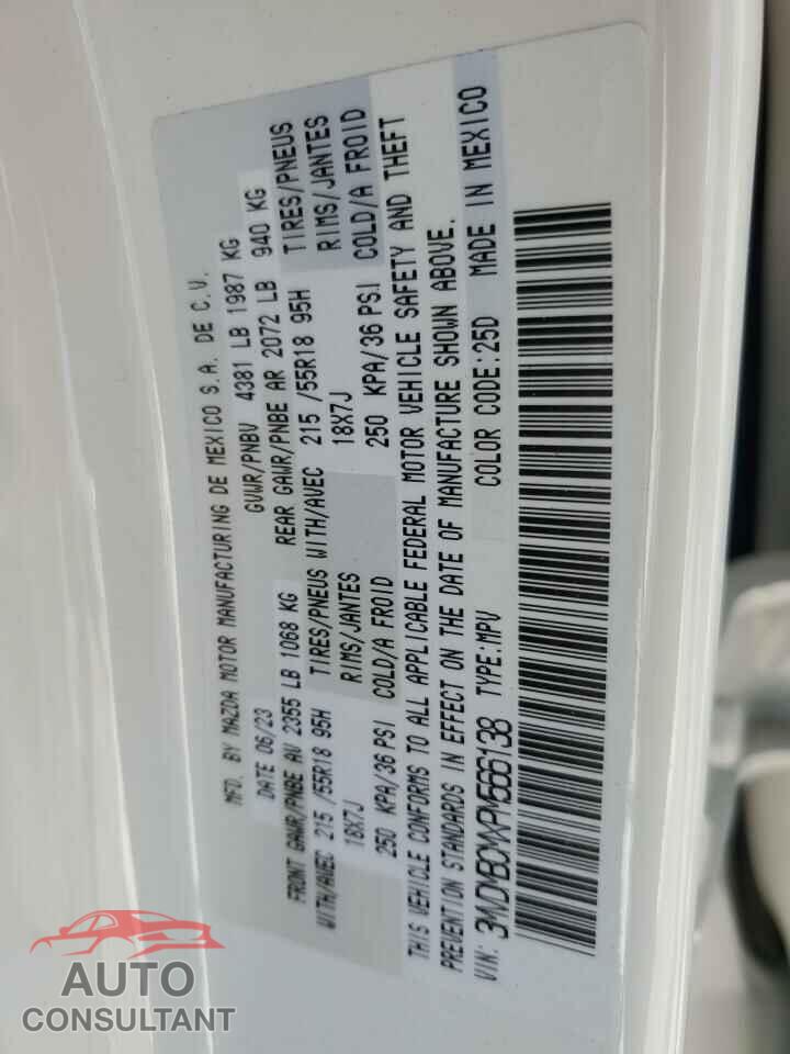 MAZDA CX30 2023 - 3MVDMBCMXPM566138