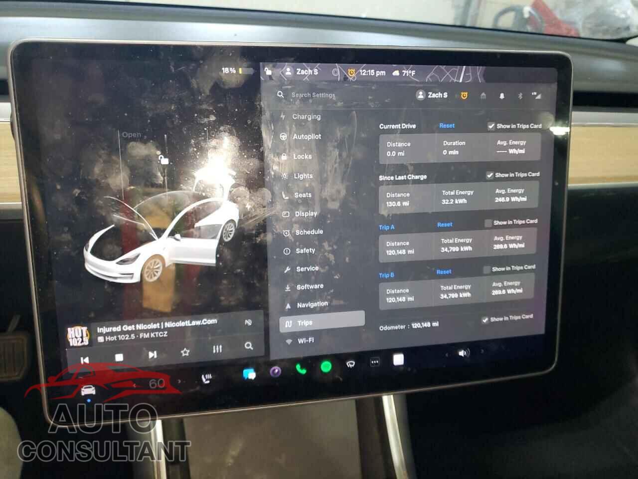 TESLA MODEL 3 2020 - 5YJ3E1EB7LF638542