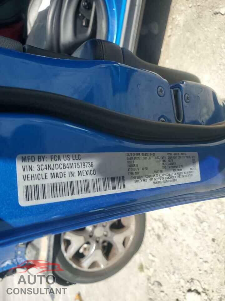 JEEP COMPASS 2021 - 3C4NJDCB4MT579736