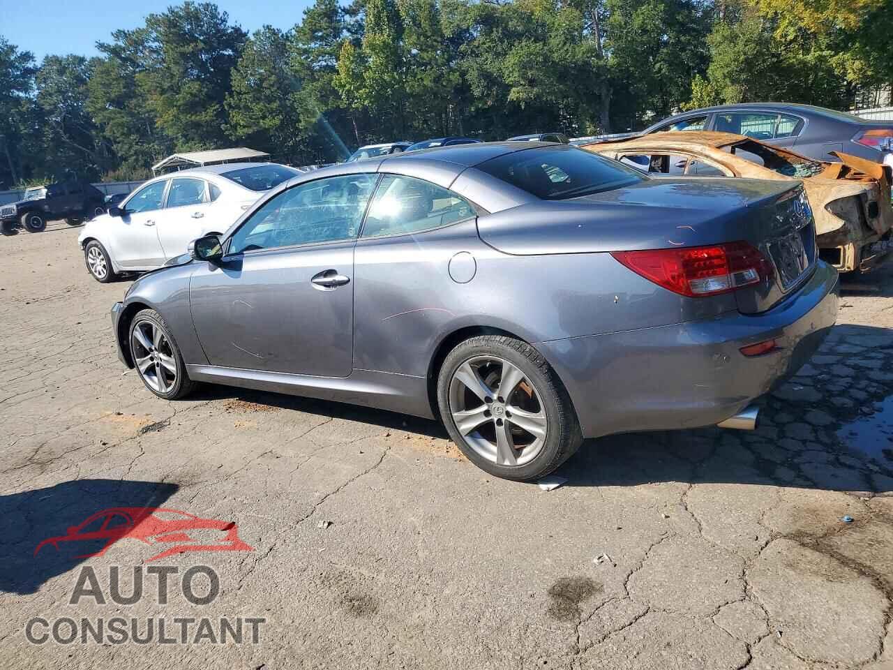 LEXUS IS 2012 - JTHFF2C28C2525364