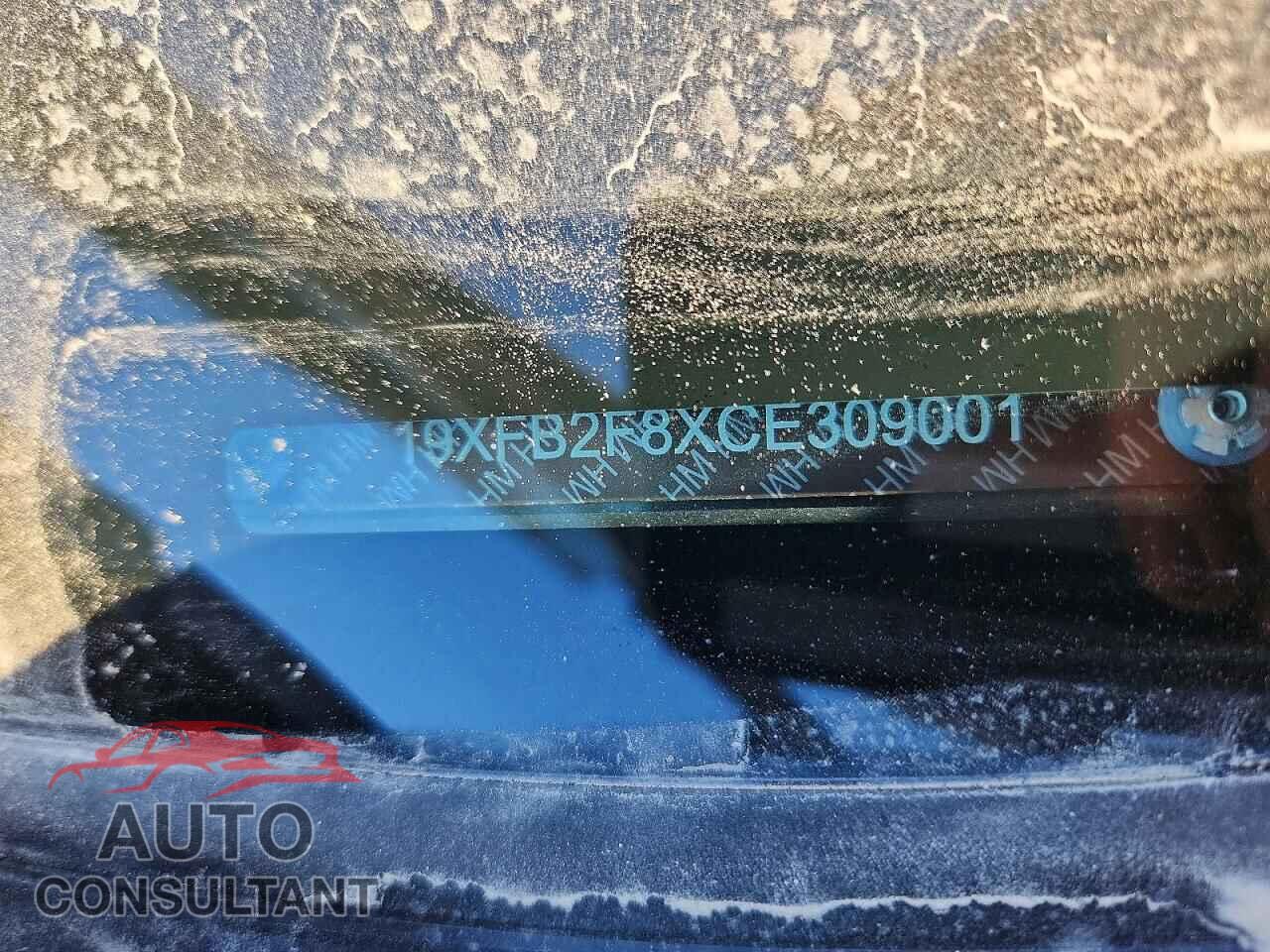 HONDA CIVIC 2012 - 19XFB2F8XCE309001