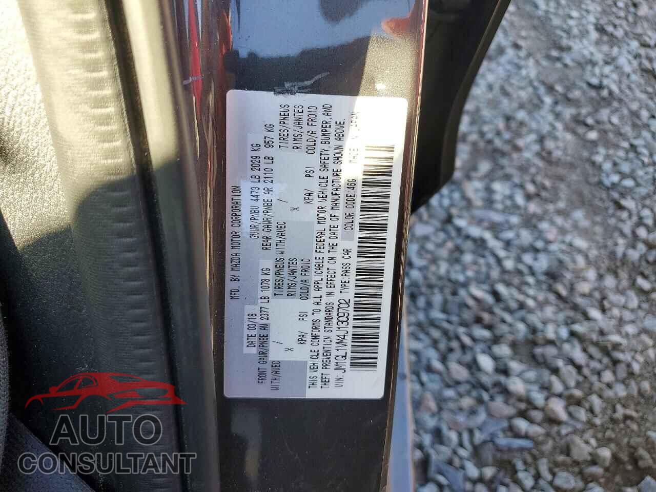 MAZDA 6 2018 - JM1GL1VM4J1309702