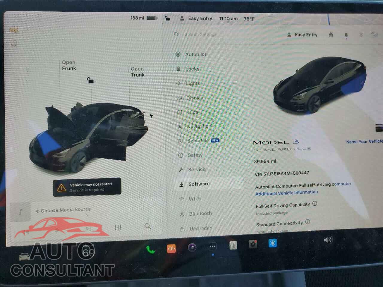 TESLA MODEL 3 2021 - 5YJ3E1EA4MF860447