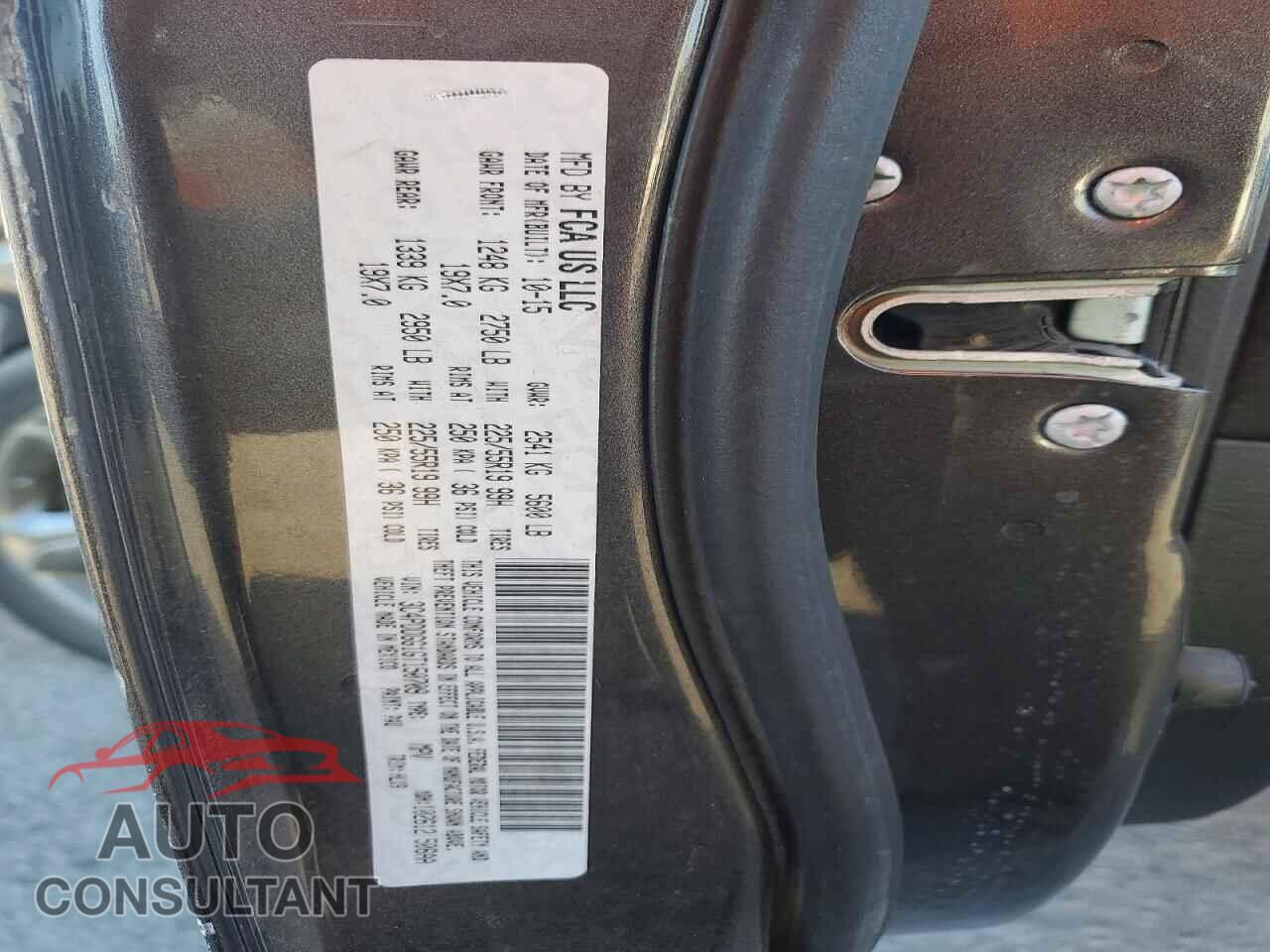 DODGE JOURNEY 2016 - 3C4PDDGG1GT150709