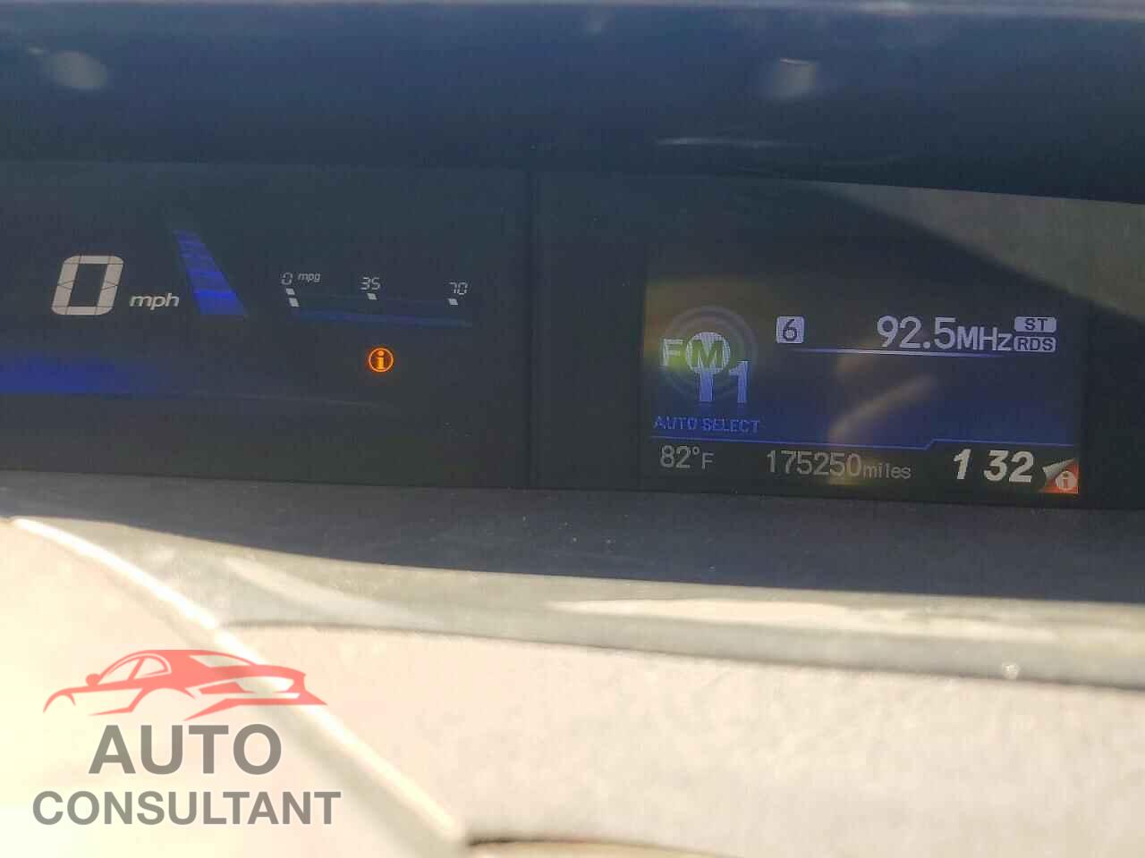 HONDA CIVIC 2012 - 19XFB2F98CE358903