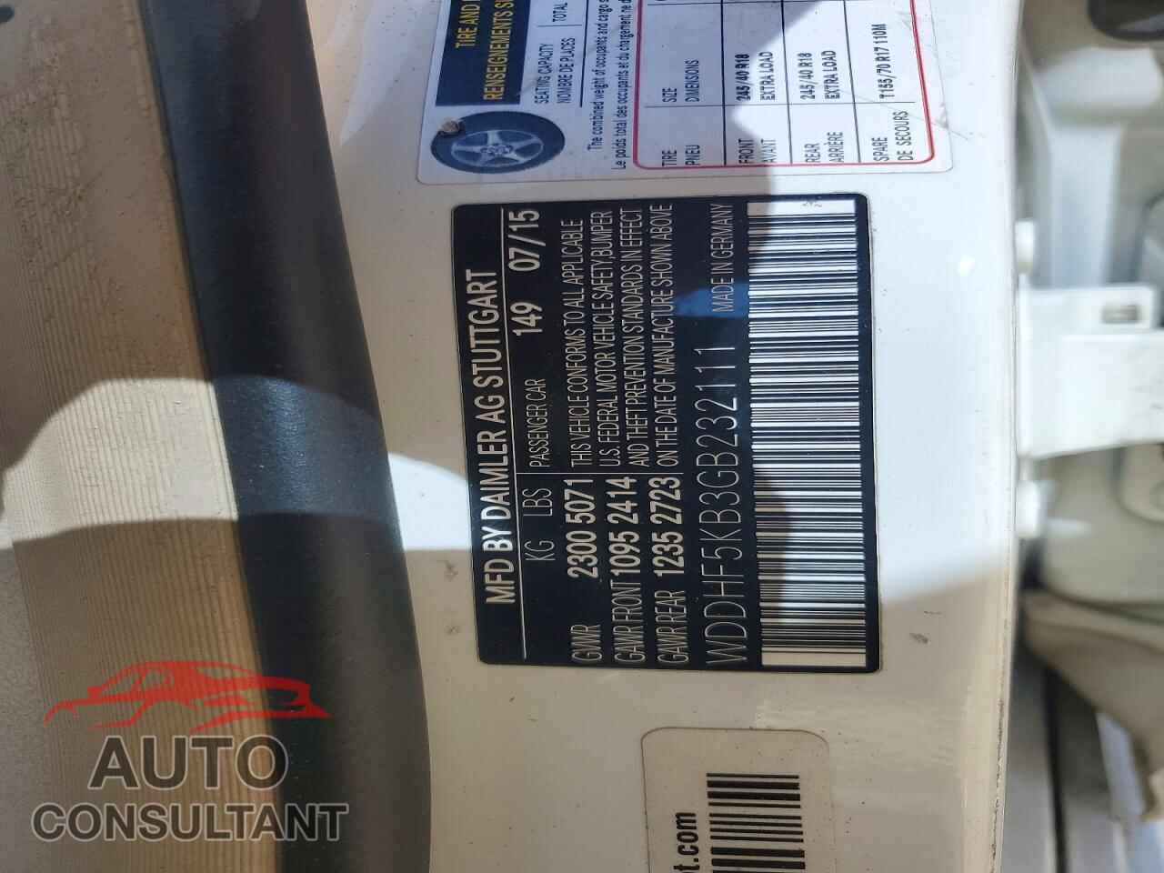MERCEDES-BENZ E-CLASS 2016 - WDDHF5KB3GB232111