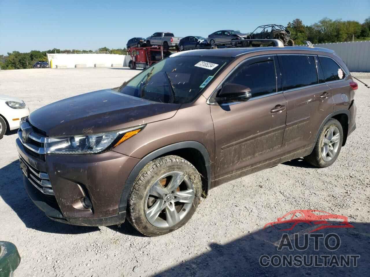TOYOTA HIGHLANDER 2017 - 5TDDZRFH8HS371487