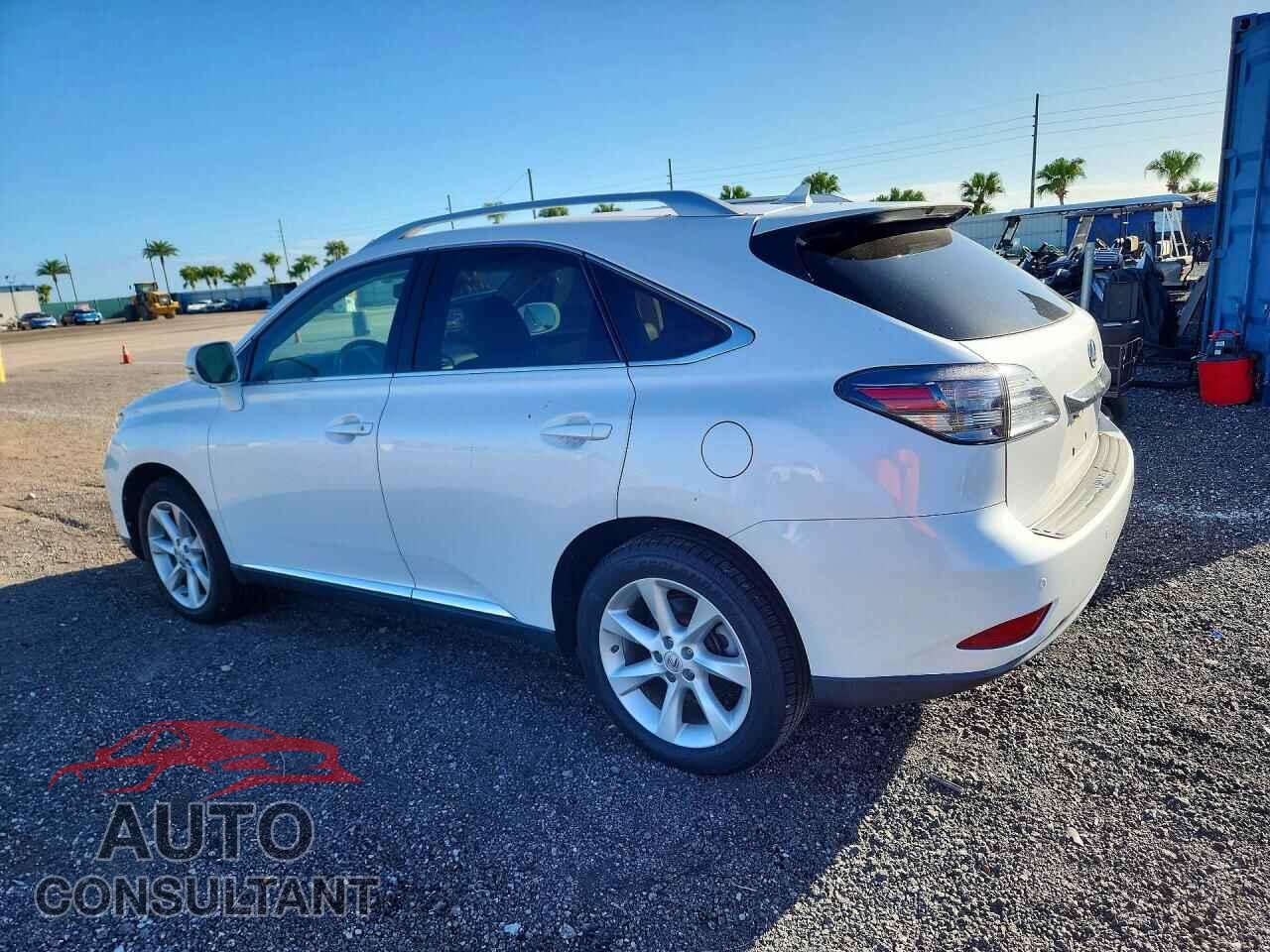 LEXUS RX350 2012 - 2T2ZK1BA1CC070206