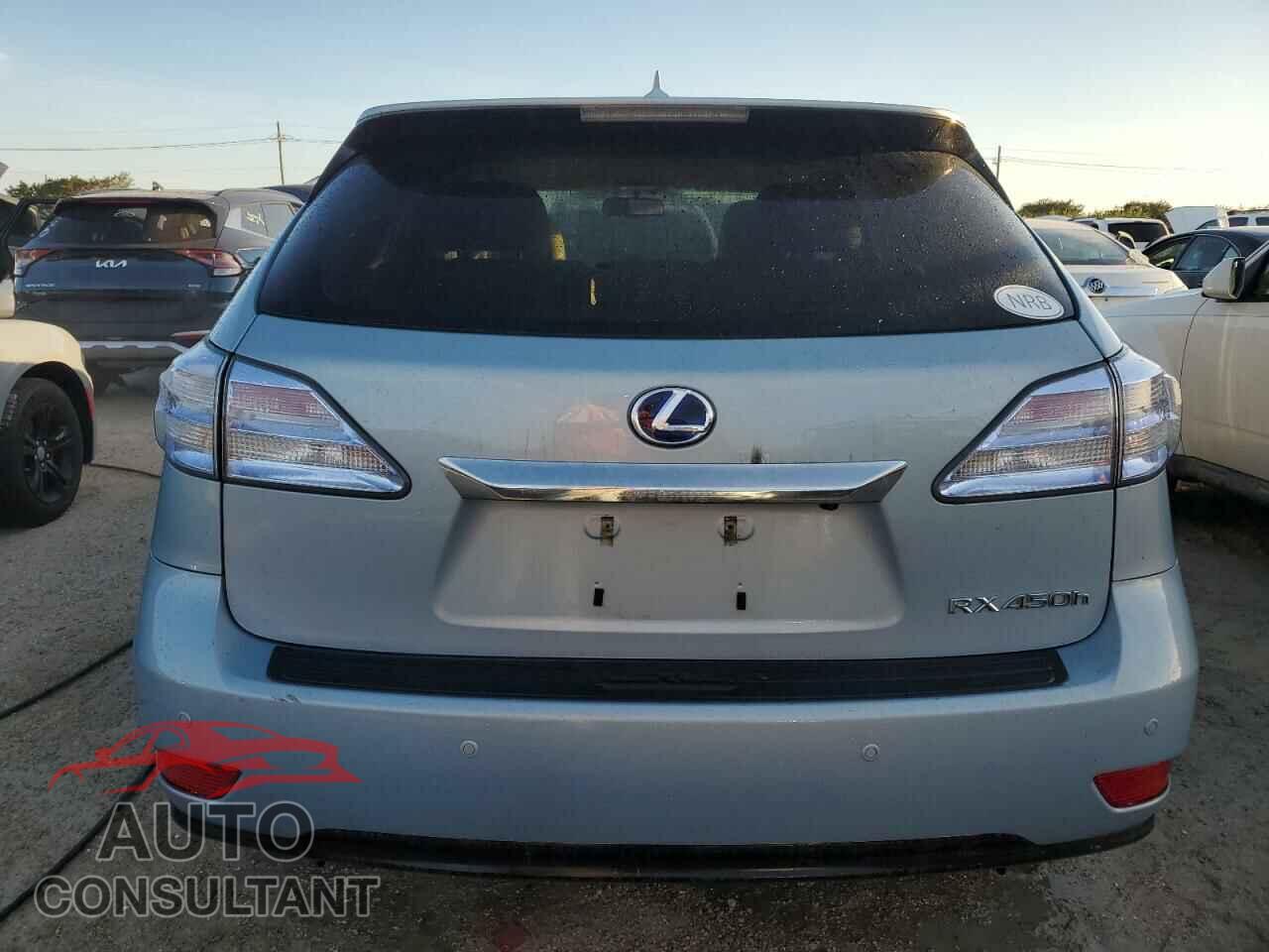 LEXUS RX450 2012 - JTJZB1BA9C2006141