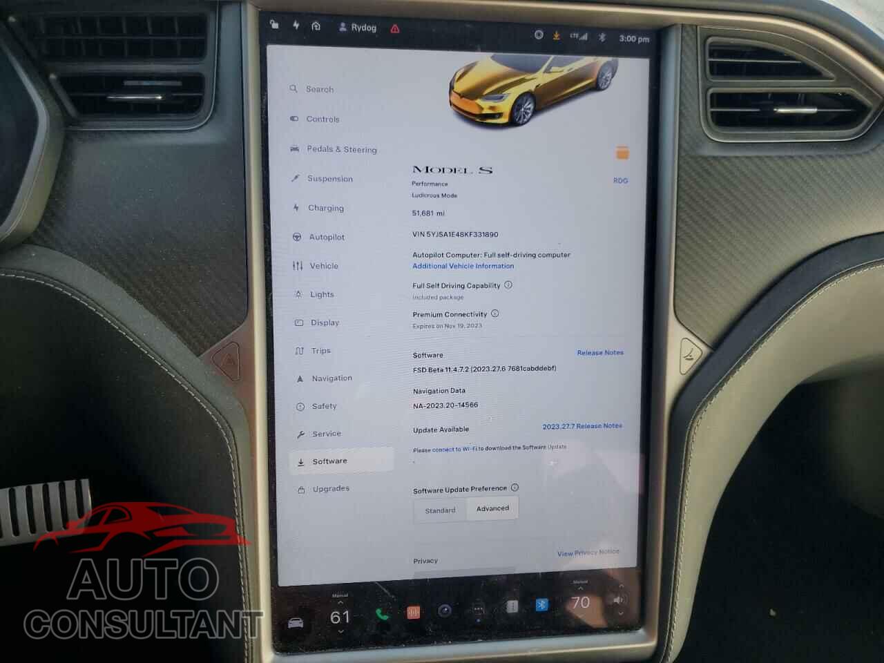 TESLA MODEL S 2019 - 5YJSA1E48KF331890