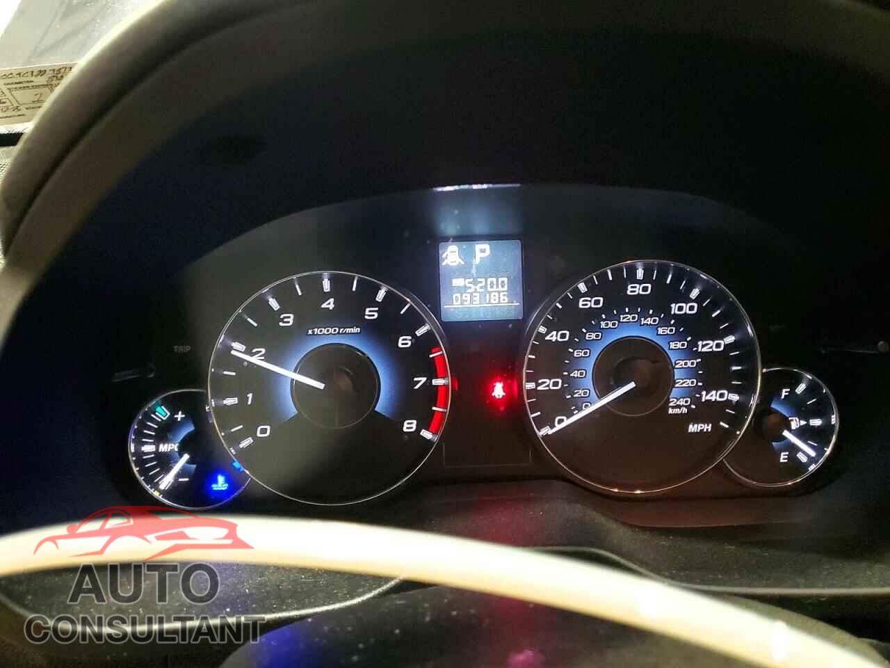 SUBARU OUTBACK 2012 - 4S4BRBCC9C3229873