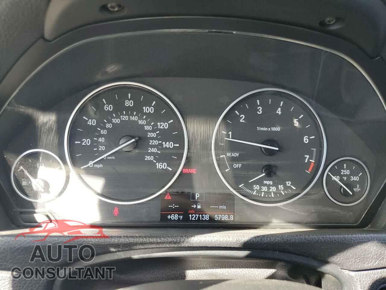 BMW 3 SERIES 2013 - WBA3C1G5XDNR44793