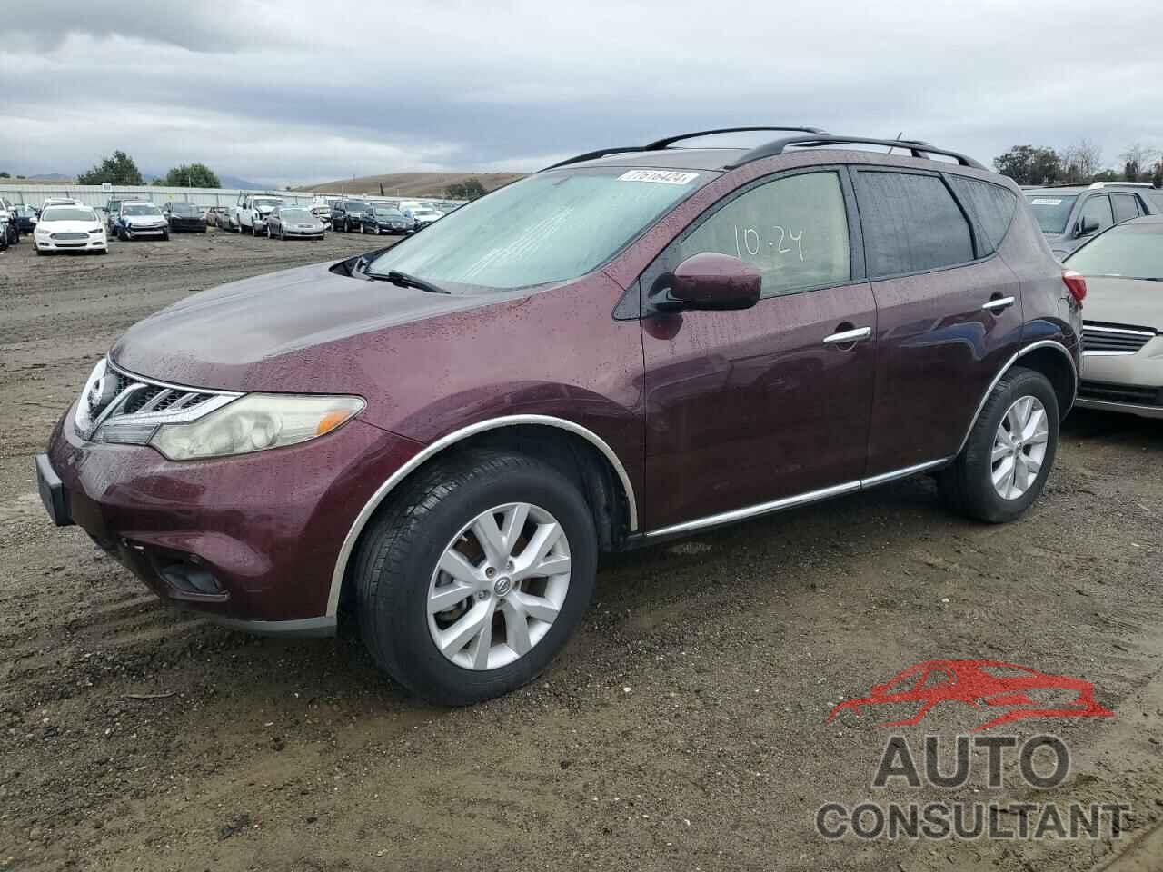 NISSAN MURANO 2013 - JN8AZ1MW2DW316229