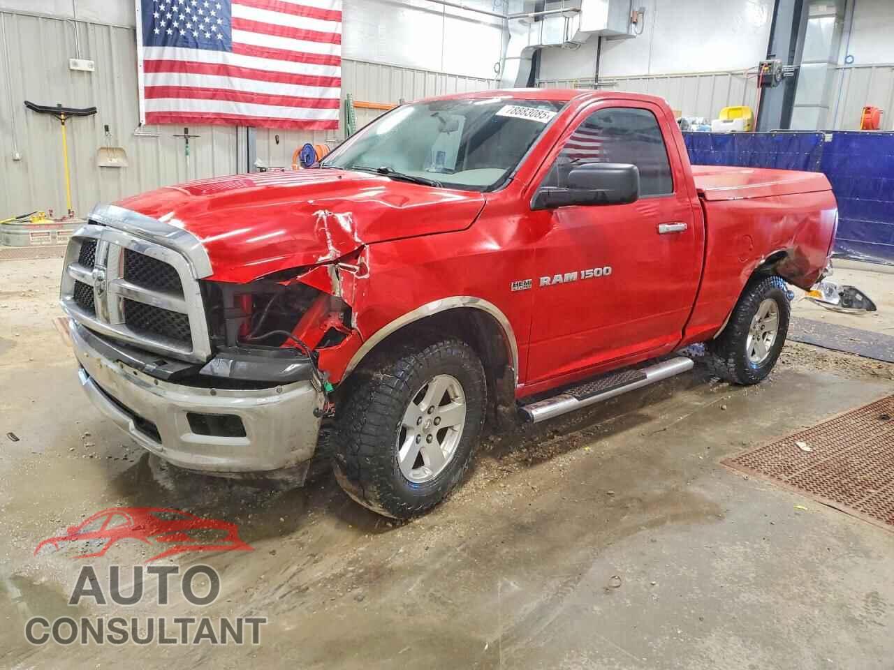 DODGE RAM 1500 2012 - 3C6JD7BTXCG130710