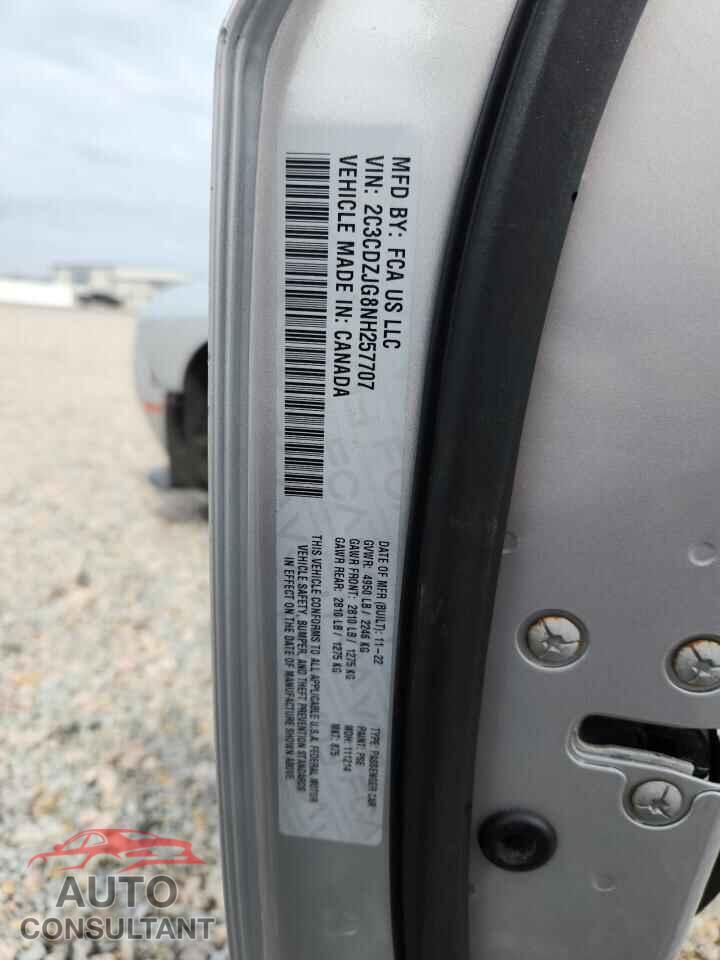 DODGE CHALLENGER 2022 - 2C3CDZJG8NH257707