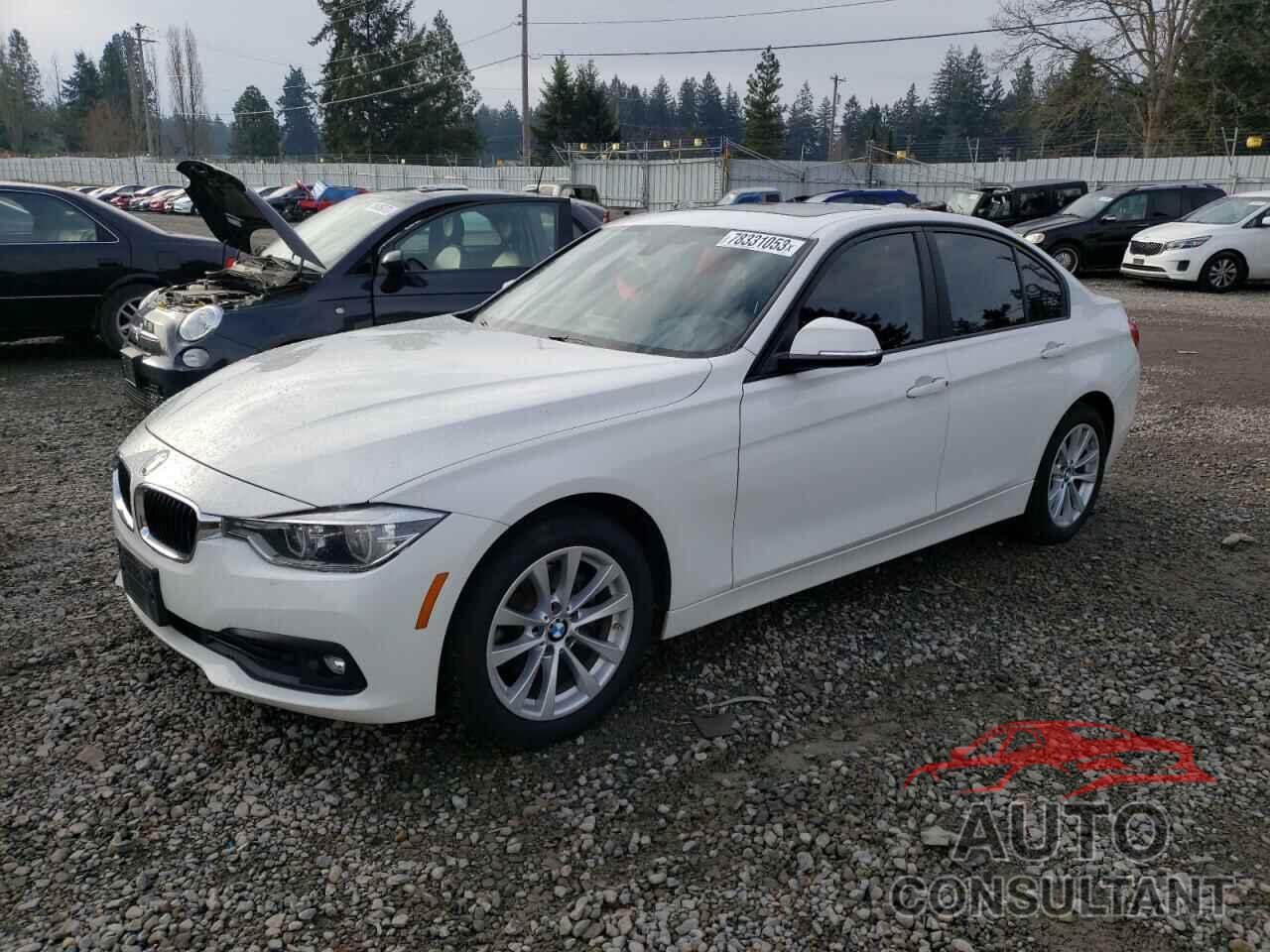 BMW 3 SERIES 2018 - WBA8E5G58JNV02131