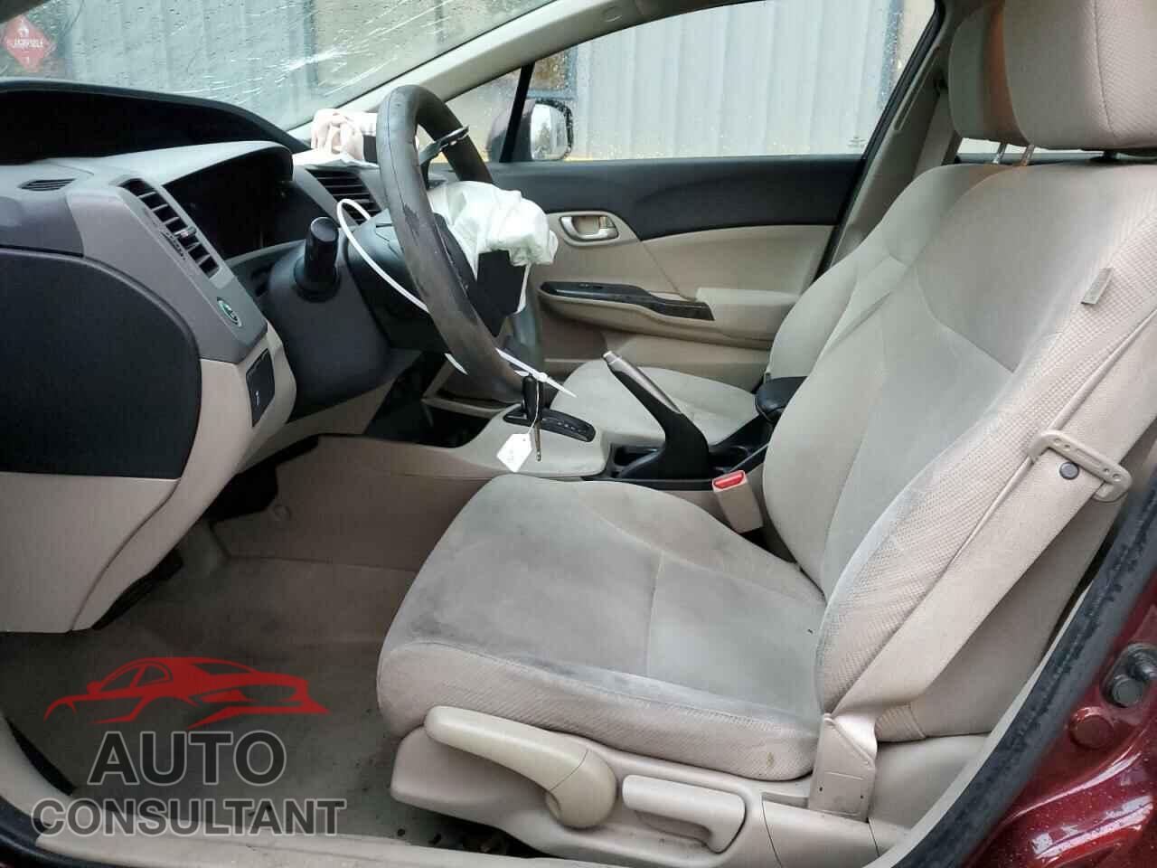 HONDA CIVIC 2012 - 19XFB2F5XCE095620