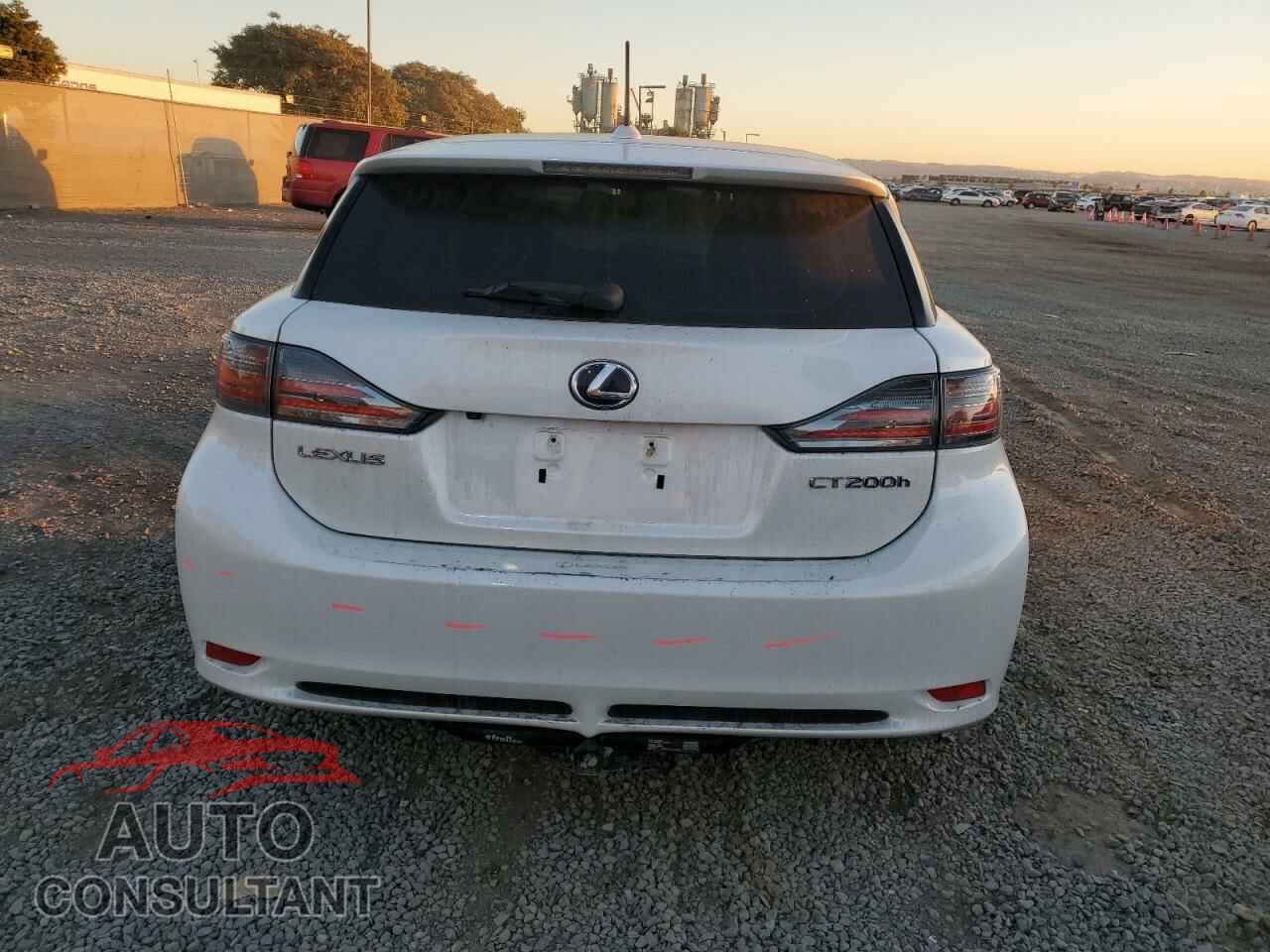 LEXUS CT 200 2012 - JTHKD5BH2C2064254