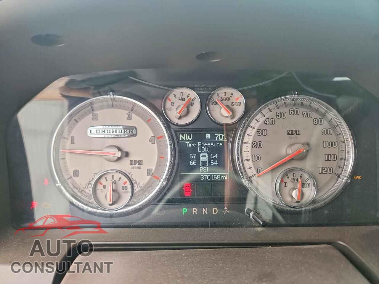 DODGE RAM 2500 2012 - 3C6UD5PL7CG100865