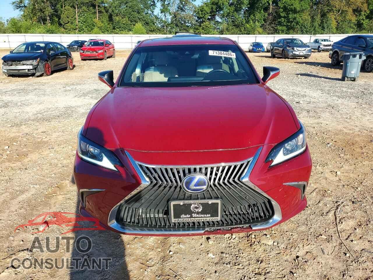 LEXUS ES300 2019 - JTHB21B14K2011197
