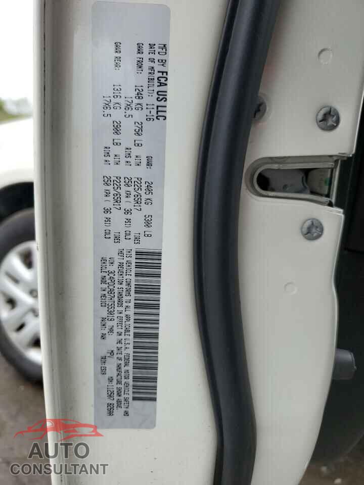 DODGE JOURNEY 2017 - 3C4PDCAB7HT553019
