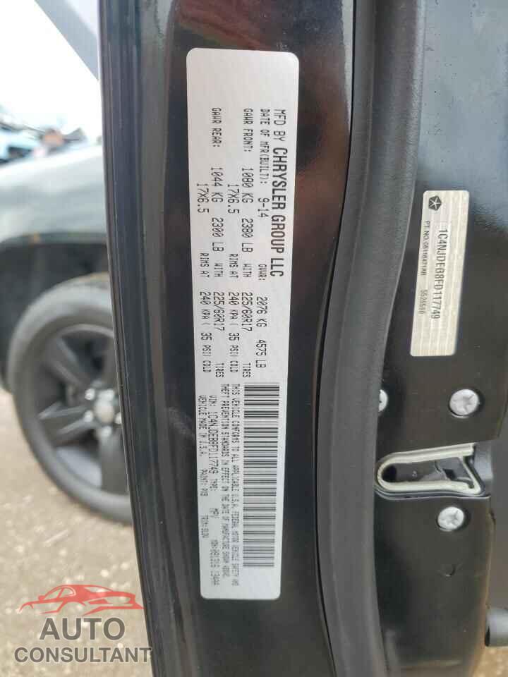 JEEP COMPASS 2015 - 1C4NJDEB8FD117749