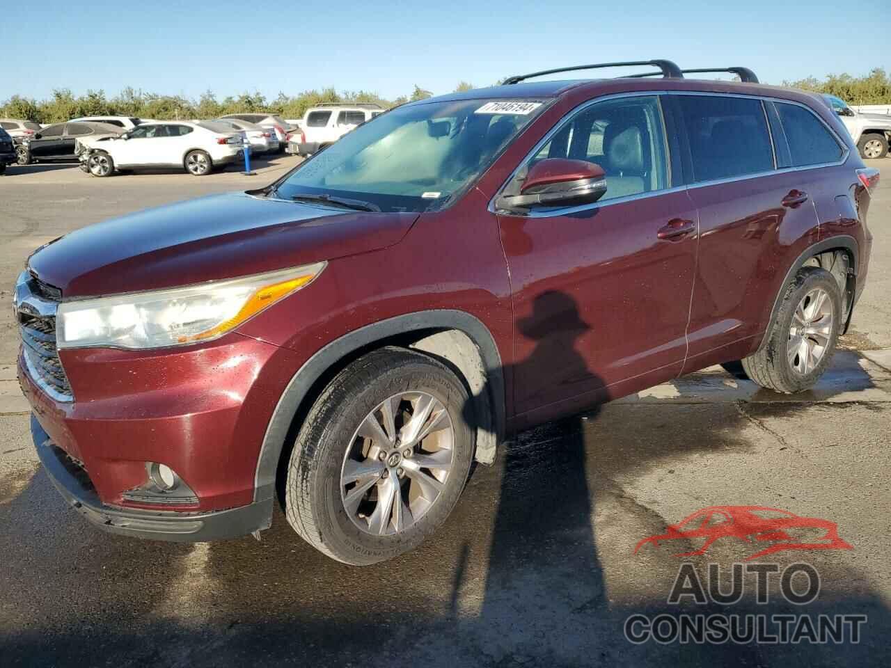 TOYOTA HIGHLANDER 2016 - 5TDZKRFH4GS161235