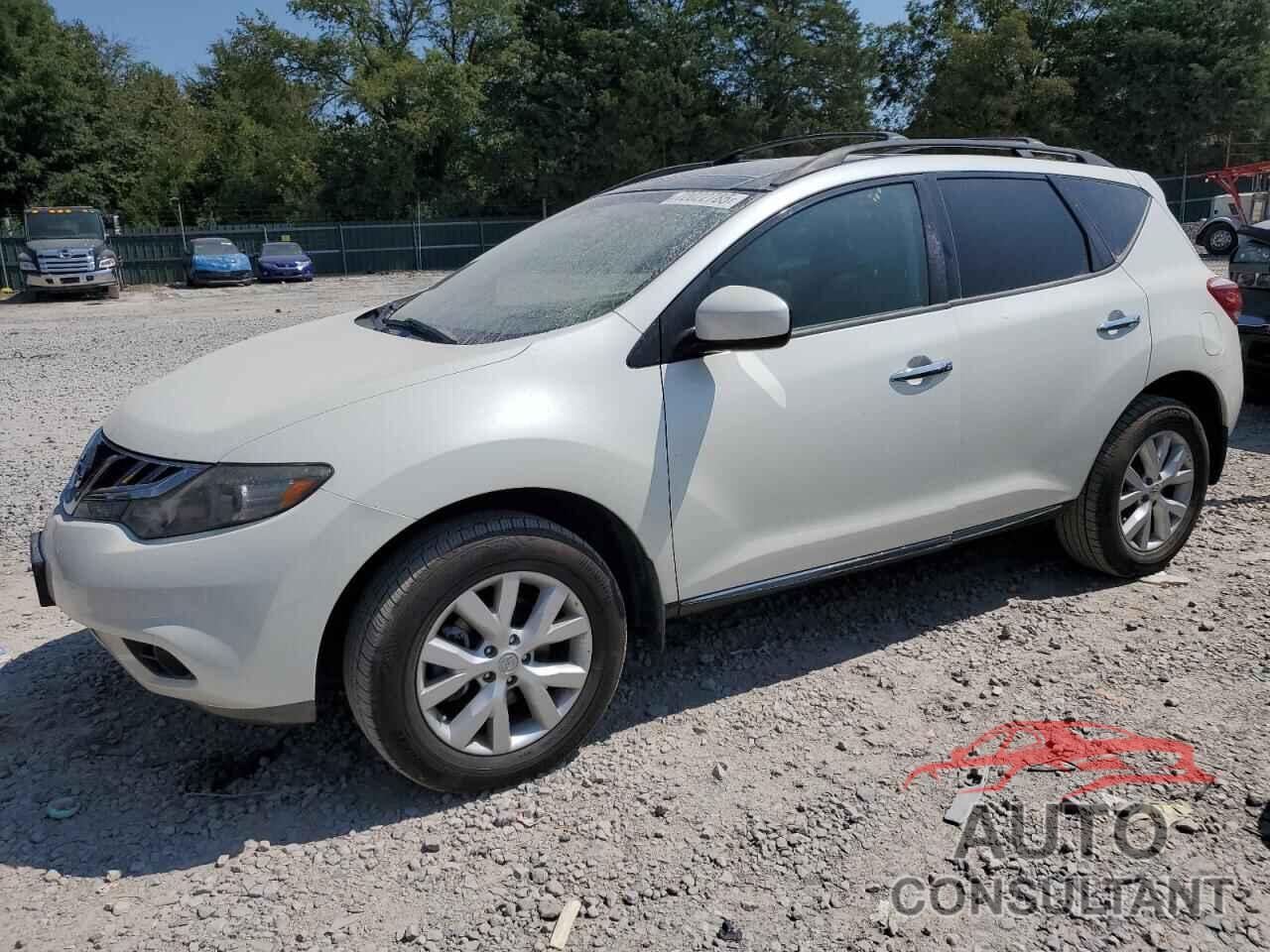 NISSAN MURANO 2012 - JN8AZ1MW9CW221181