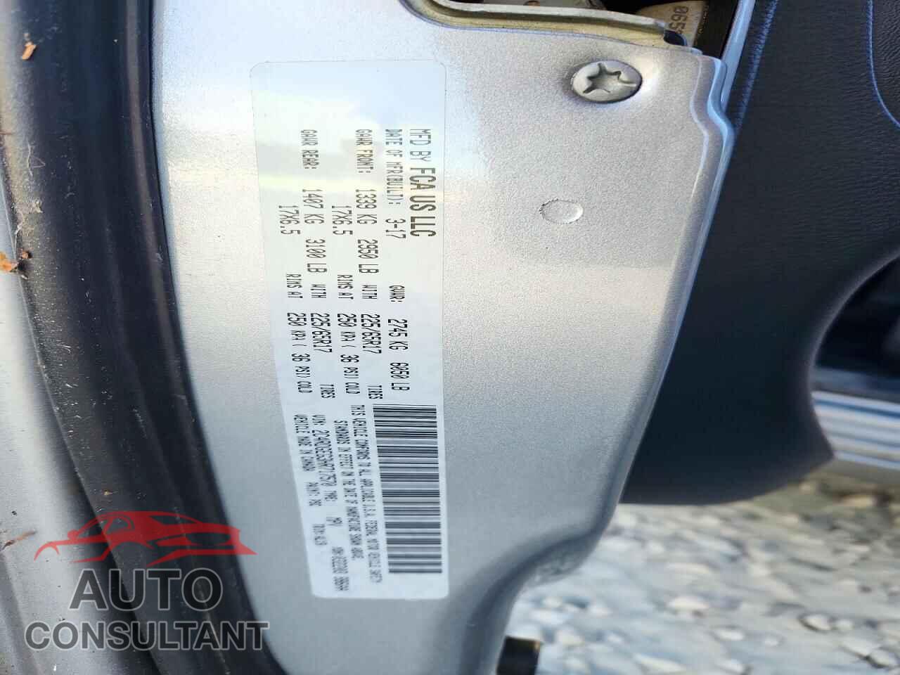 DODGE CARAVAN 2017 - 2C4RDGEG3HR717570